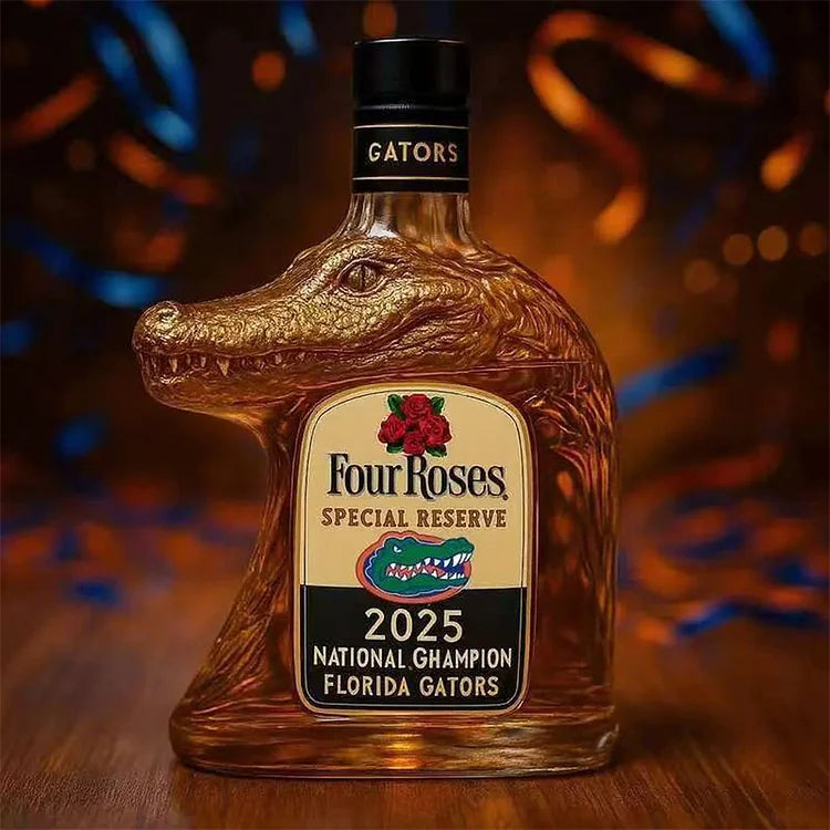 Karafa za whiskey u obliku krokodila